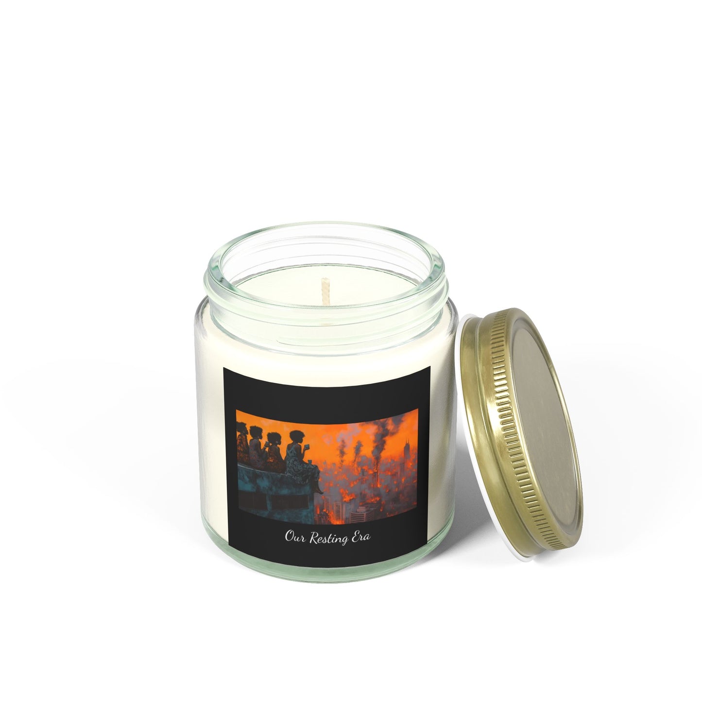 "Our Resting Era" - Scented Candles, Coconut Apricot Wax (4oz, 9oz)