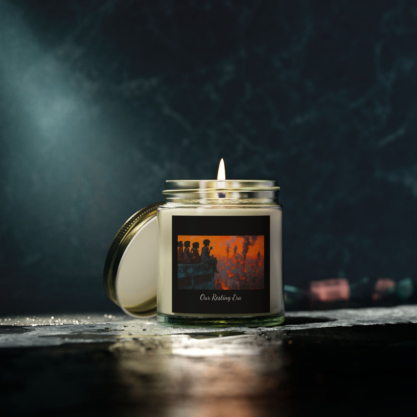 "Our Resting Era" - Scented Candles, Coconut Apricot Wax (4oz, 9oz)