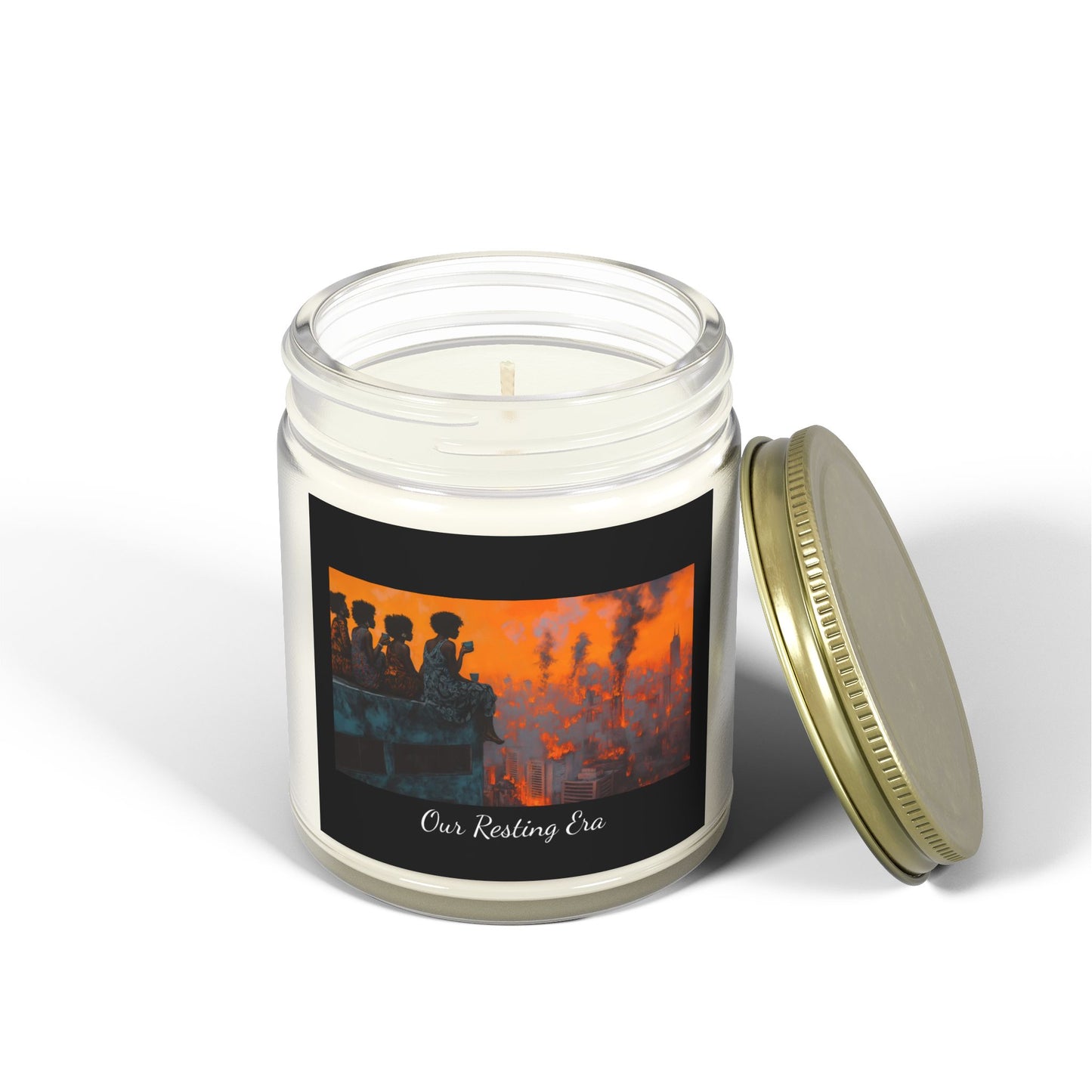 "Our Resting Era" - Scented Candles, Coconut Apricot Wax (4oz, 9oz)