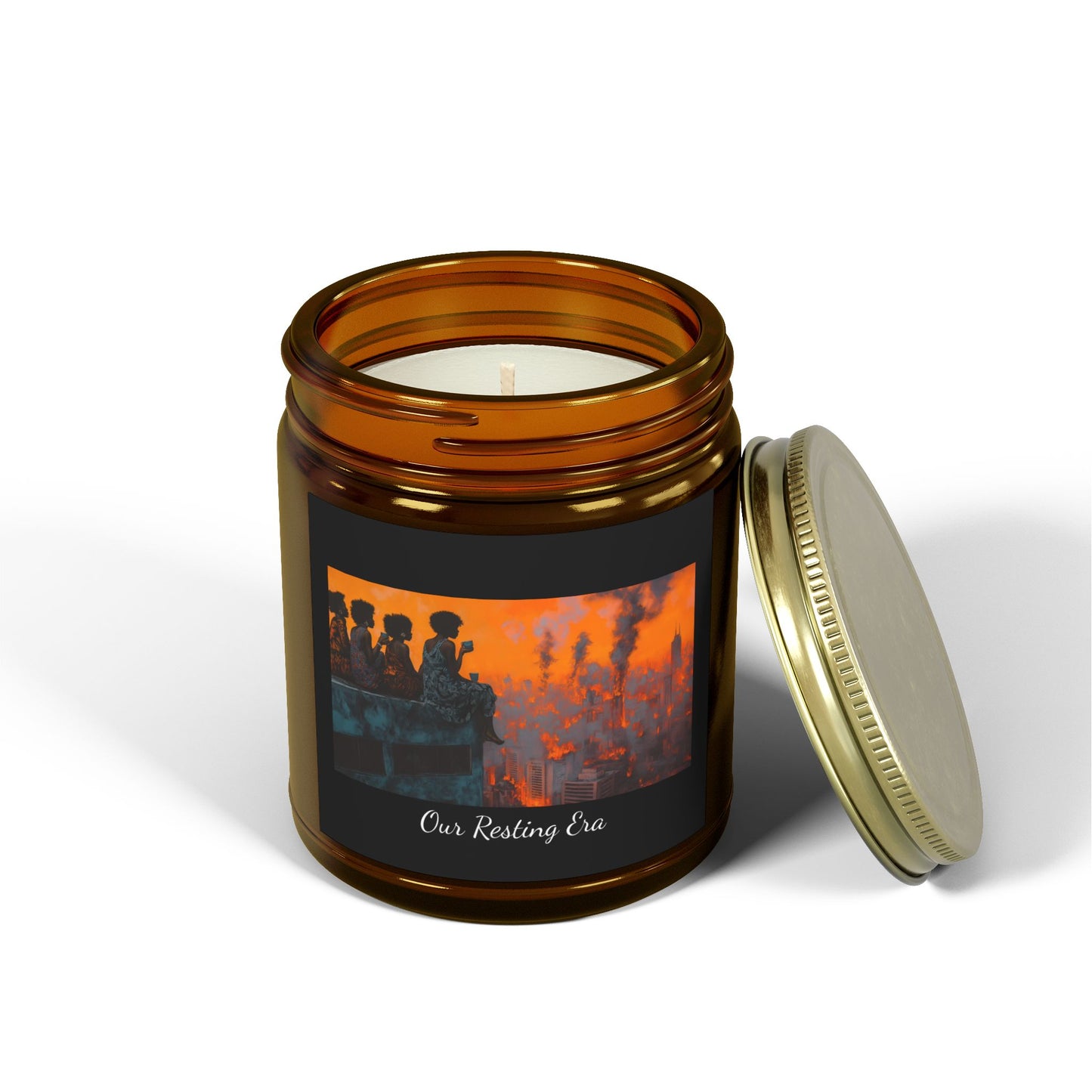 "Our Resting Era" - Scented Candles, Coconut Apricot Wax (4oz, 9oz)