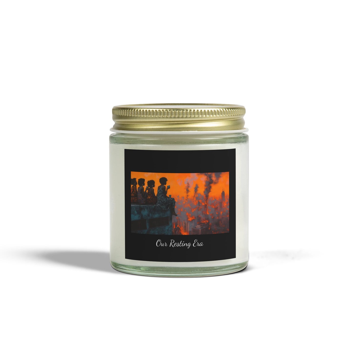 "Our Resting Era" - Scented Candles, Coconut Apricot Wax (4oz, 9oz)