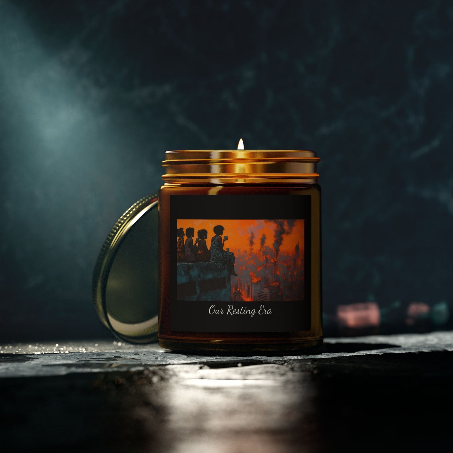 "Our Resting Era" - Scented Candles, Coconut Apricot Wax (4oz, 9oz)