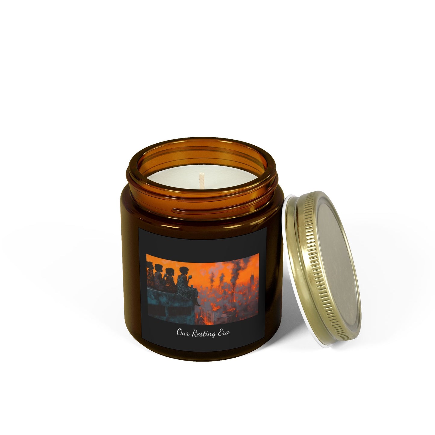 "Our Resting Era" - Scented Candles, Coconut Apricot Wax (4oz, 9oz)